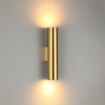 3833/2WA HIGHTECH ODL20 375 золотистый/металл Настенный светильник E27, LED max 7W 220V DARIO