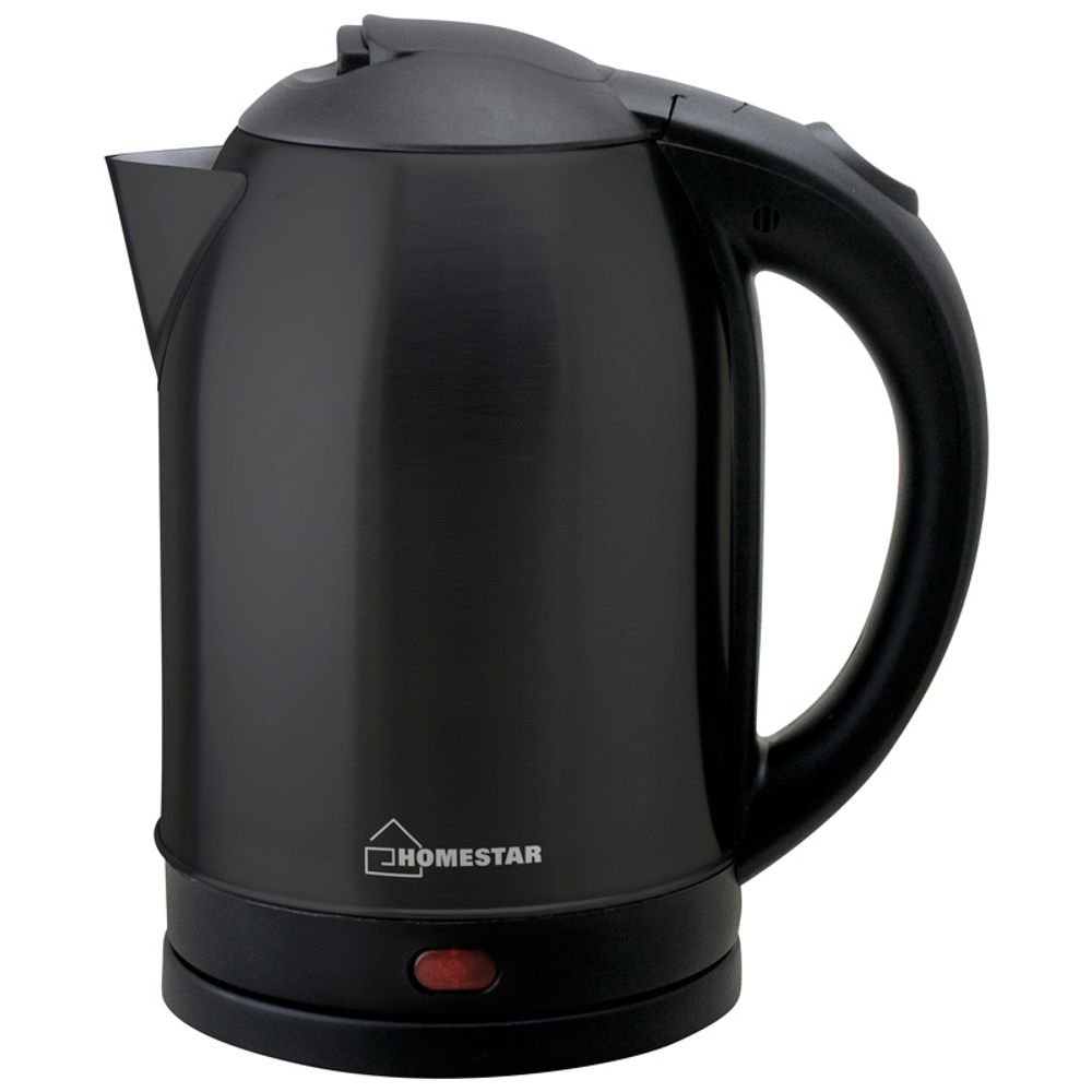 Чайник Homestar HS-1009 black (1,8 л) стальной, черный