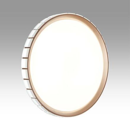 7695/EL PALE SN 90 Светильник пластик/розовое золото LED 70Вт 3000-6000К D495 IP43 пульт ДУ KUPI GOLD