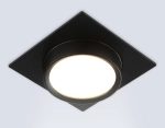 Светильник встраиваемый TN6739 BK черный IP44 GX53 110*110*57