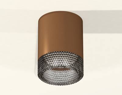 Комплект накладного светильника XS6304022 SCF/BK кофе песок/тонированный MR16 GU5.3 (C6304, N6151)