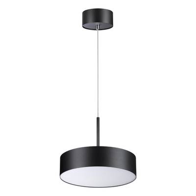 358762 OVER NT21 216 черный Светильник накладной светодиодный, длина провода 2м IP20 LED 30W 4000K 2600Лм 100-265V PROMETA