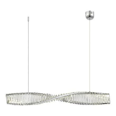 SL6205.113.01 Светильник подвесной ST-Luce Хром/Прозрачный LED 1*21W 3000K