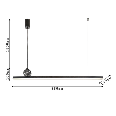 Подвесная люстра Firmato 4060-1P, LED*35W, 2800LM, 4000K. ТМ F-Promo