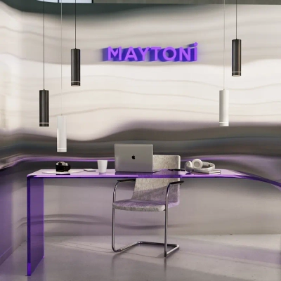 Подвесной светильник Орло / Orlo 4000К 12Вт, P085PL-12W4K-W. TM Maytoni