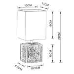 Декоративная настольная лампа Arte Lamp FIORI A4429LT-1BA, 1хE14