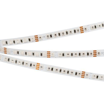 Лента RT 2-5000 24V RGB 8mm (3838, 120 LED/m, LUX) (Arlight, 11 Вт/м, IP20)