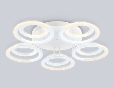 Светильник светодиодный потолочный FA8944/5+5 WH белый 132W 3000-6000K D735*115 (ПДУ ИК)