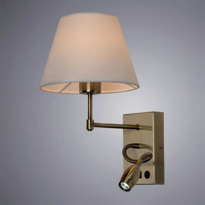 Бра Arte Lamp ELBA A2581AP-2AB, 1хE27