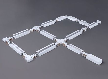 Basic System Ввод питания и заглушка торцевая для шинопровода белый TRP-1-1-WH