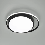 Потолочный светодиодный светильник 90251/1 черный, LED