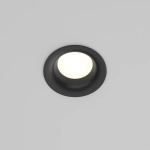 Встраиваемый светильник Изящность / Slim 1*GX53 12 Вт IP44, DL027-GX53-B. TM Maytoni