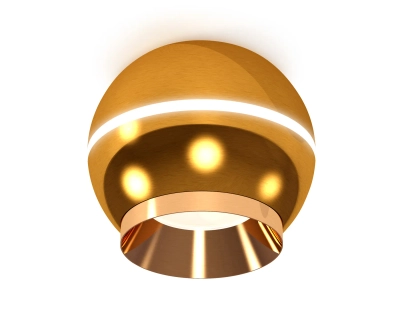 Комплект накладного светильника XS1105002 PYG золото желтое полированное MR16 GU5.3 LED 3W 4200K (C1105, N7034)