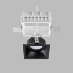 G214507 Светильник DOMINO QUAD MR16 ЧЁРНЫЙ (214510+214507)
