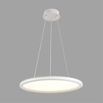 8380/45L LEDIO LN белый, металл/акрил Умная люстра подвесная с ПДУ и голосовым управлением LED 45W 3000-6500К 220V ALIS SMART