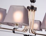 Светильник подвесной TR4618/8 CF/FGD кофе/золото E27/8 max 40W D760*810