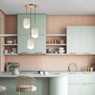 Подвесной светильник со стеклянными плафонами 60161/3 латунь, E14х3