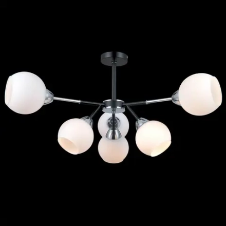 IL0715-6CSQ-24 BK CR LIBRA светильник потолочный ILLUMICO, E27х6