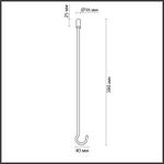 4391/40K HIGHTECH ODL24 263 Запасной крюк в черном цвете CORDA