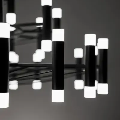 Подвесная люстра Arte lamp EMPIRE A2482SP-84BK, 1хLED