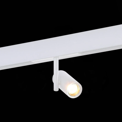 ST808.536.08 Магнитный трековый светильник Белый LED 1*8W 3000K 550Lm Ra>90 36° IP20 D42xH135 48VV