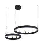Подвесная люстра Slinga 4474-2P, LED*53W + LED*33W + 4*LED*3W, 2075LM, 3000-6500K. ТМ F-Promo
