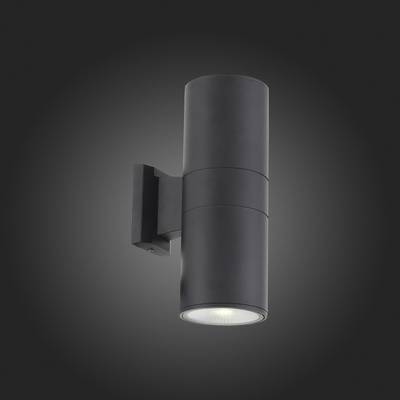 SL074.411.02 Светильник уличный настенный ST-Luce Черный/Черный LED 2*8W 4000K