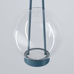 Подвесной светодиодный светильник со стеклянным плафоном 50267/1 LED синий