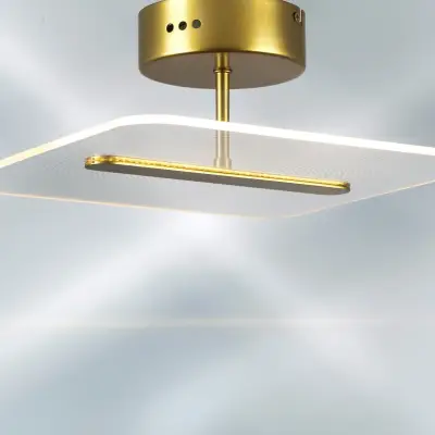 738043 Люстра ACRILE 14W LED 1236LM 120G ЗОЛОТО 3000K Lightstar