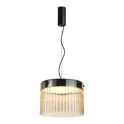 5047/24L L-VISION ODL24 439 черный/светл.янтарный/металл/стекло Подвес LED 24W 4000К 2715Лм PILLARI