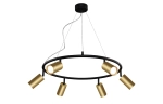 Светильник подвесной Crystal Lux CLT 015C6 D600 BL-GO 1400/250