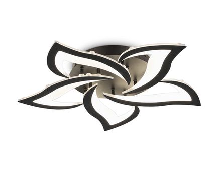 Потолочный светодиодный светильник с пультом FA4472/5 BK белый 56W 3000K/4200K/6400K D640*80 (ПДУ ИК)