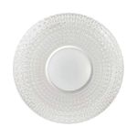 2048/DL PALE SN 049 Светильник пластик/белый/прозрачный/хром LED 48Вт 3000-6000K D420 IP43 пульт ДУ VISMA