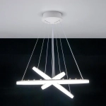 Citilux Электрон Смарт CL710A104S Умная люстра подвесная Белая