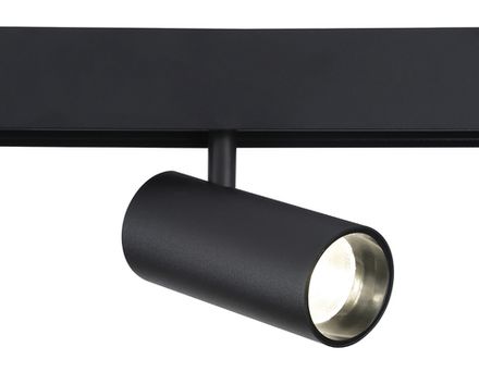 Светильник светодиодный для шинопровода Magnetic GL3833 BK черный IP20 15W 4200K 48V 24° D57*128