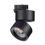 358787 PORT NT21 149 черный Трехфазный трековый светодиодный светильник IP20 LED 25W 4000K 2200Лм 100-265V GRODA