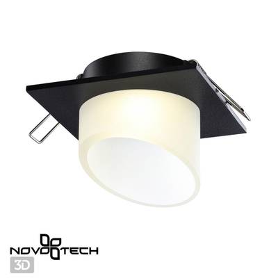 370898 SPOT NT22 318 черный Светильник встраиваемый IP20 GU10 9W 220V LIRIO