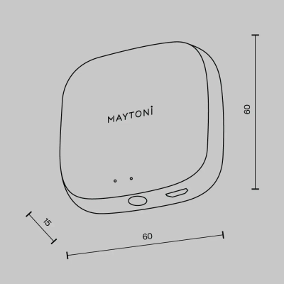 Центр управления умным домом Maytoni Smart ХАБ, MD-TRA034-W. TM Maytoni