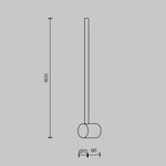 Настенный светильник (бра) Light stick 3000К 7Вт, MOD237WL-L6B3K. TM Maytoni