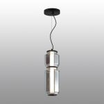 5408/20L HIGHTECH ODL_EX24 35 черный/дымчатый/металл/стекло/акрил Подвес LED 20W 3000K 1480Лм JAM
