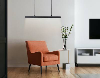 Светильник светодиодный трековый GL6787 BK черный LED 24W 4200K 600*22*1025