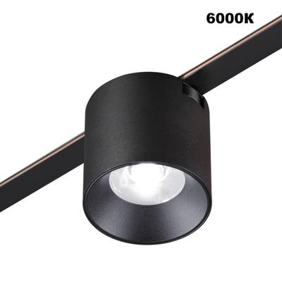 359472 SHINO NT24 120 черный Трековый смарт-светильник для низковольтного шинопровода с двумя режимами работы IP20 LED 6W 24V 3000-6000K EASY