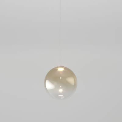 Подвесной светодиодный светильник со стеклянным плафоном 50232/1 LED янтарный