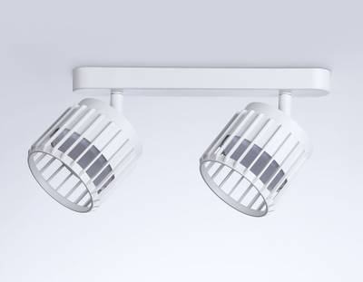 Настенно-потолочный  поворотный спот со сменной лампой  TN71161/2 WH белый GX53/2 260*100*125