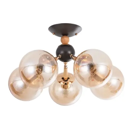 Потолочная люстра Arte Lamp BOSTON A4485PL-5BK, 5хE27