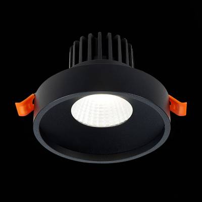 ST751.438.10 Св-к встр. Черный LED 1*10W 3000K 750Lm Ra&gt;90 38° IP20 D100xH75 170-240V