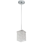 795414 Подвес CRISTALLO 1х40W G9 ХРОМ