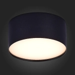 ST606.432.12 Светильник потолочный Черный LED 1*12W 3000K 1 080Lm Ra>85 120° IP20 D120xH55 185-265V
