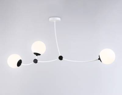 Подвесной светильник TR2566/3 WH/BK белый/черный E27/3 max 60W 1130*150*540