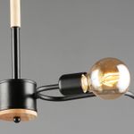 10070-0.3-04 BK+WOOD светильник потолочный